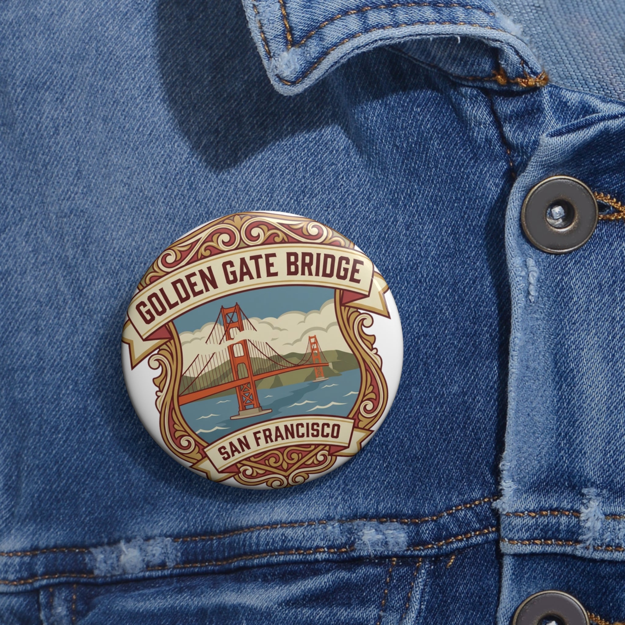 Golden Gate Bridge Pin — San Francisco