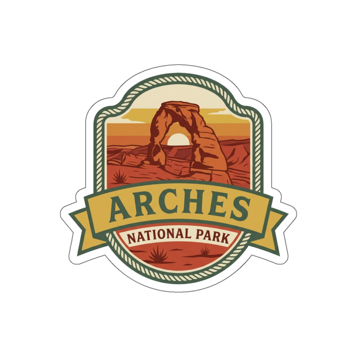 Arches Sticker — National Park
