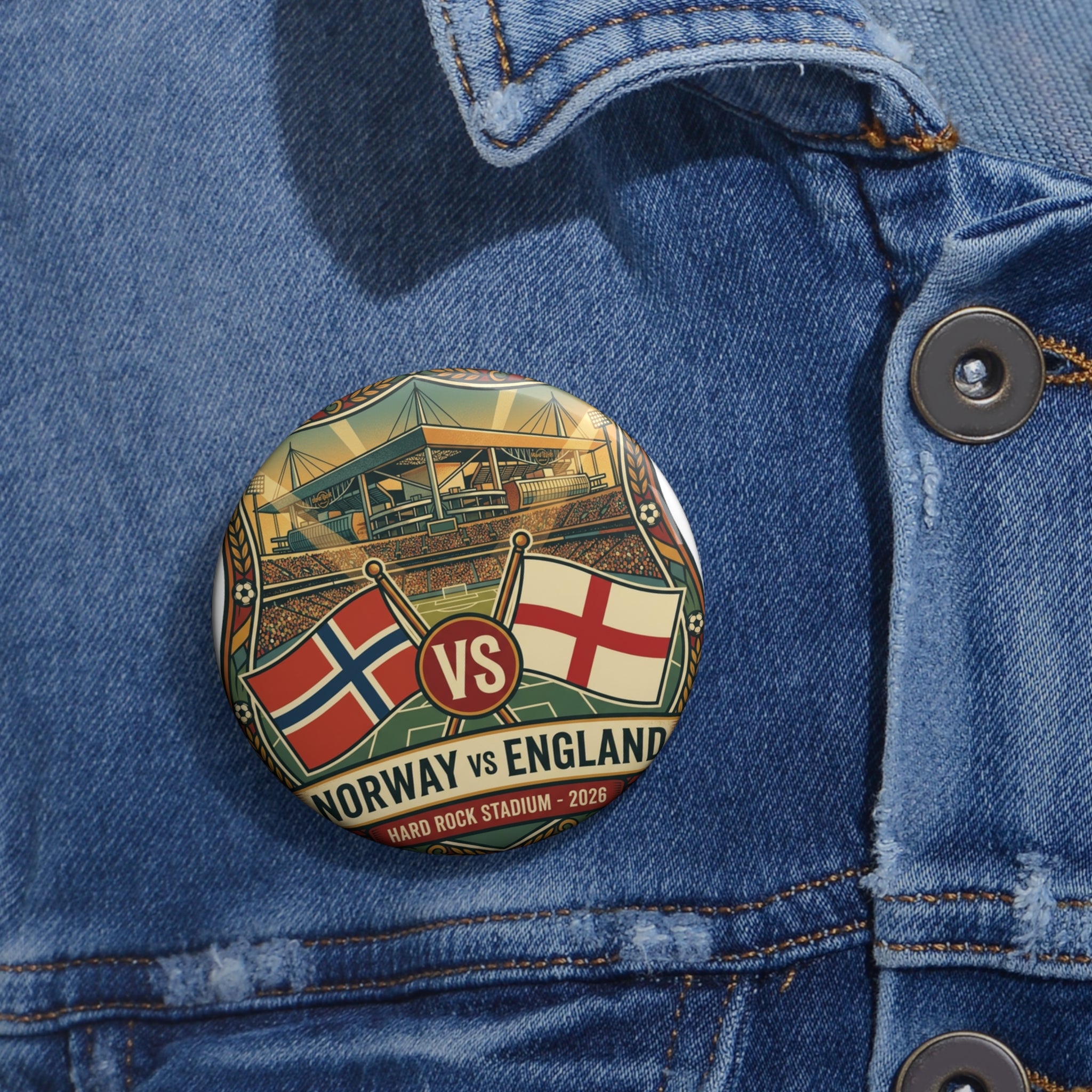Norway vs England Pin — Hard Rock Stadium