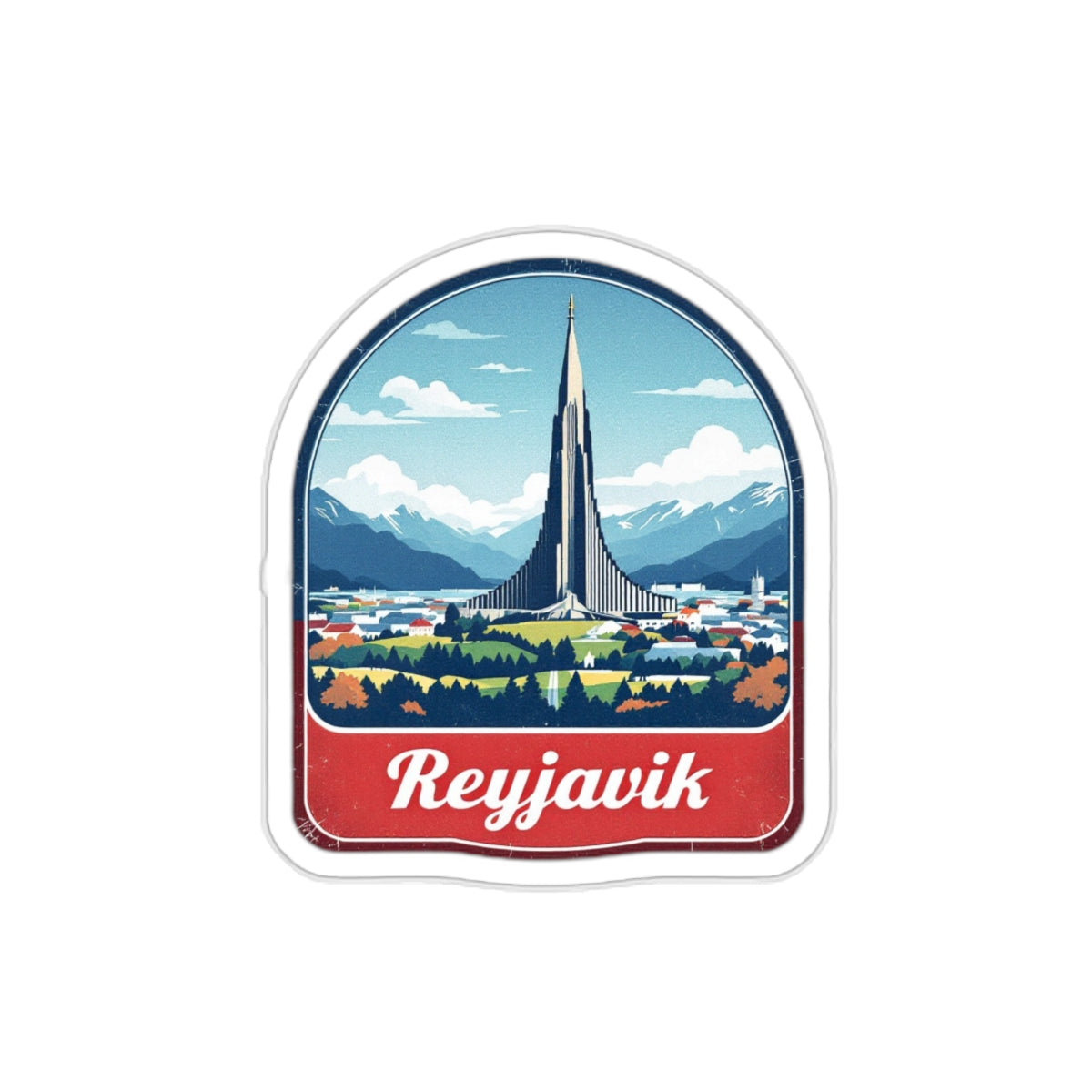 Reykjavik Sticker — Iceland