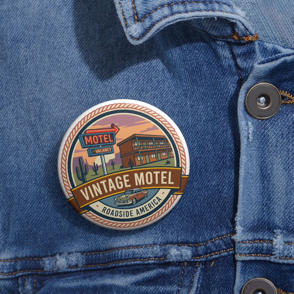 Vintage Motel Pin — Roadside America