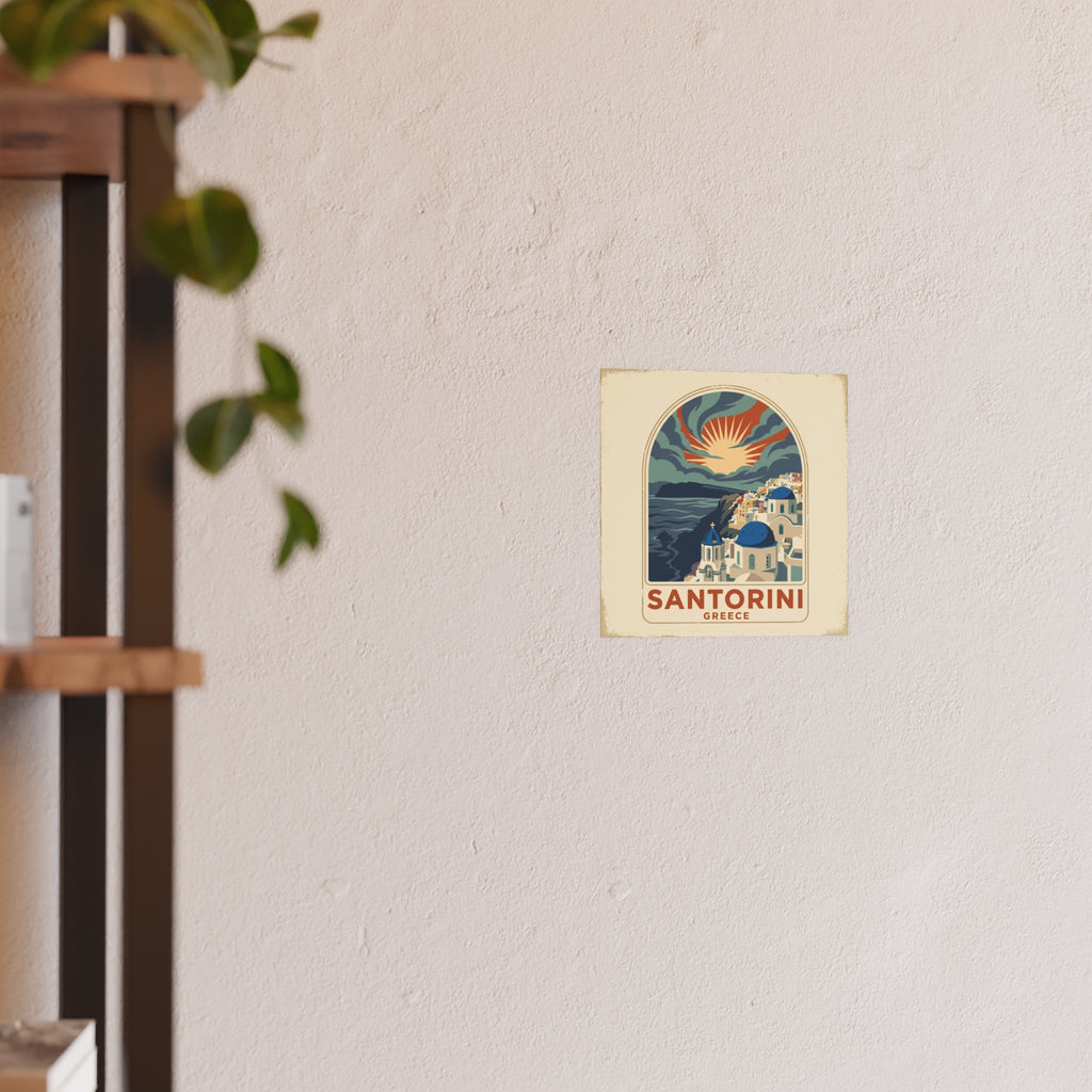 Santorini Poster — Greece