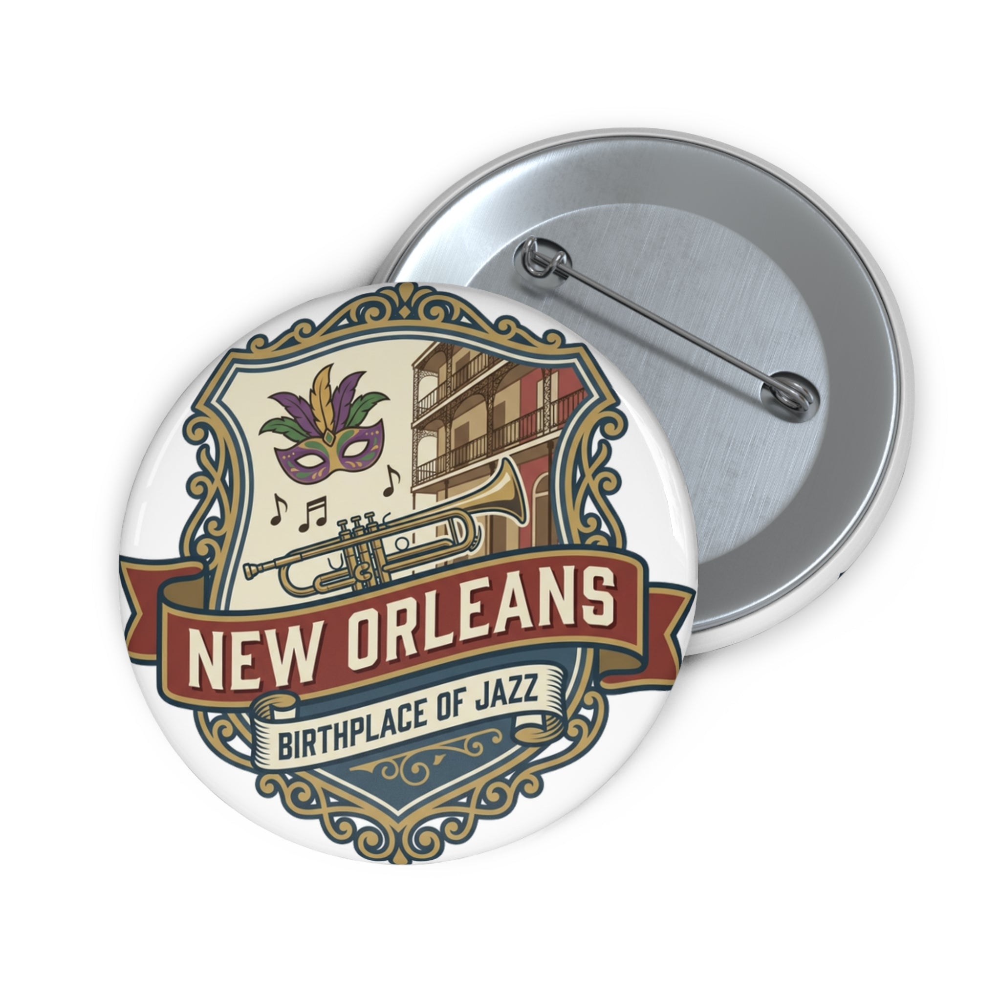 New Orleans Pin — Birthplace of Jazz