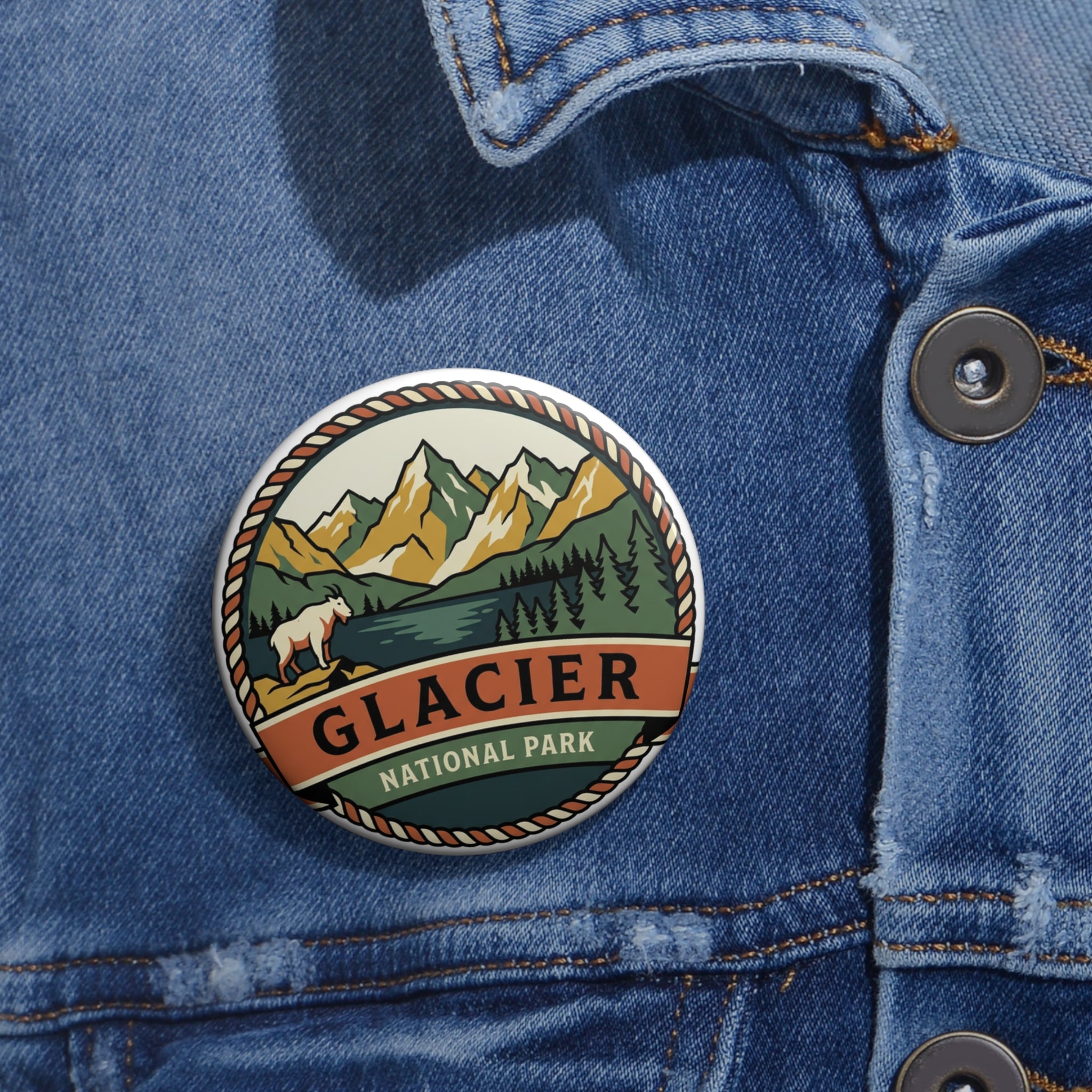 Glacier Pin — National Park