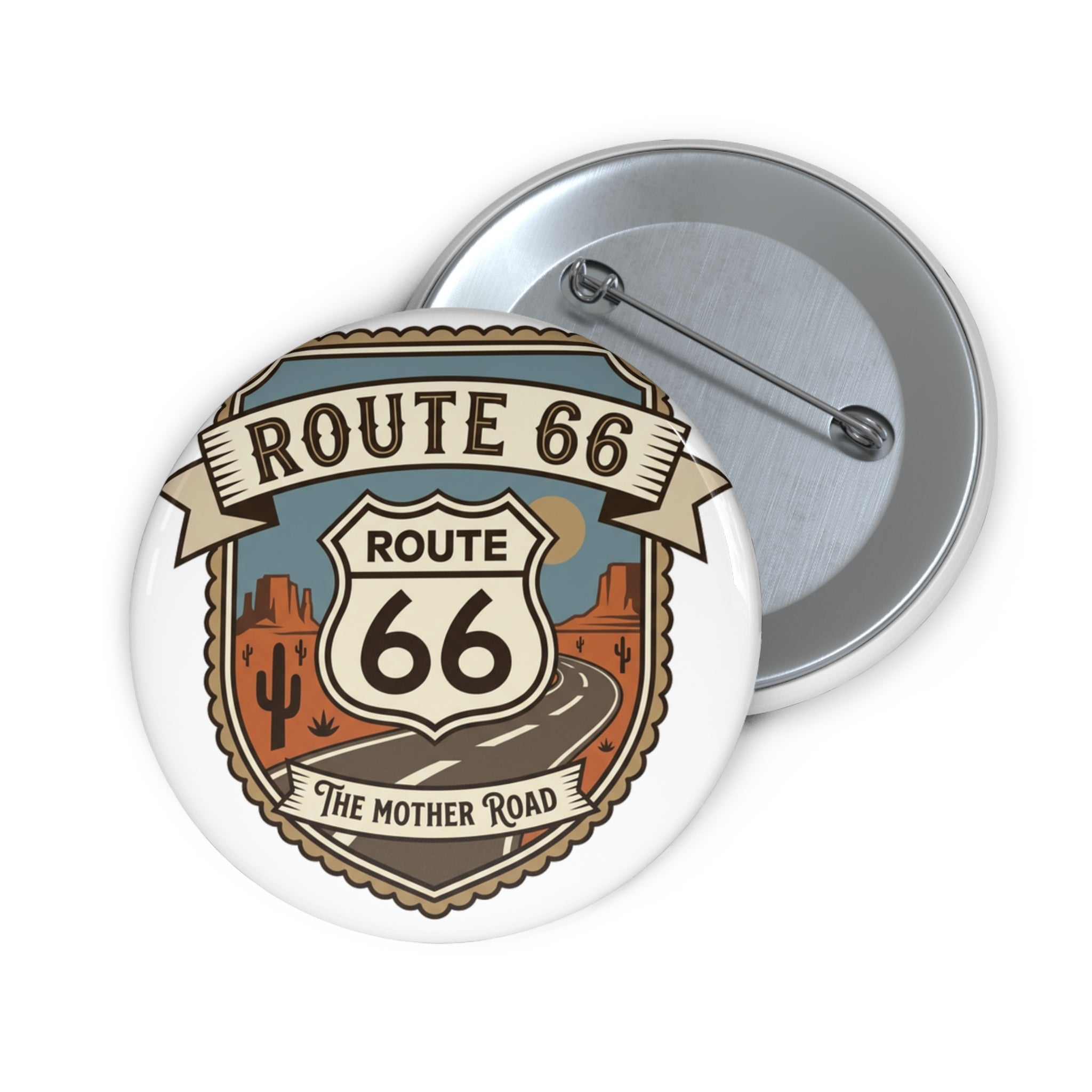 Route 66 Pin — The Mother Road