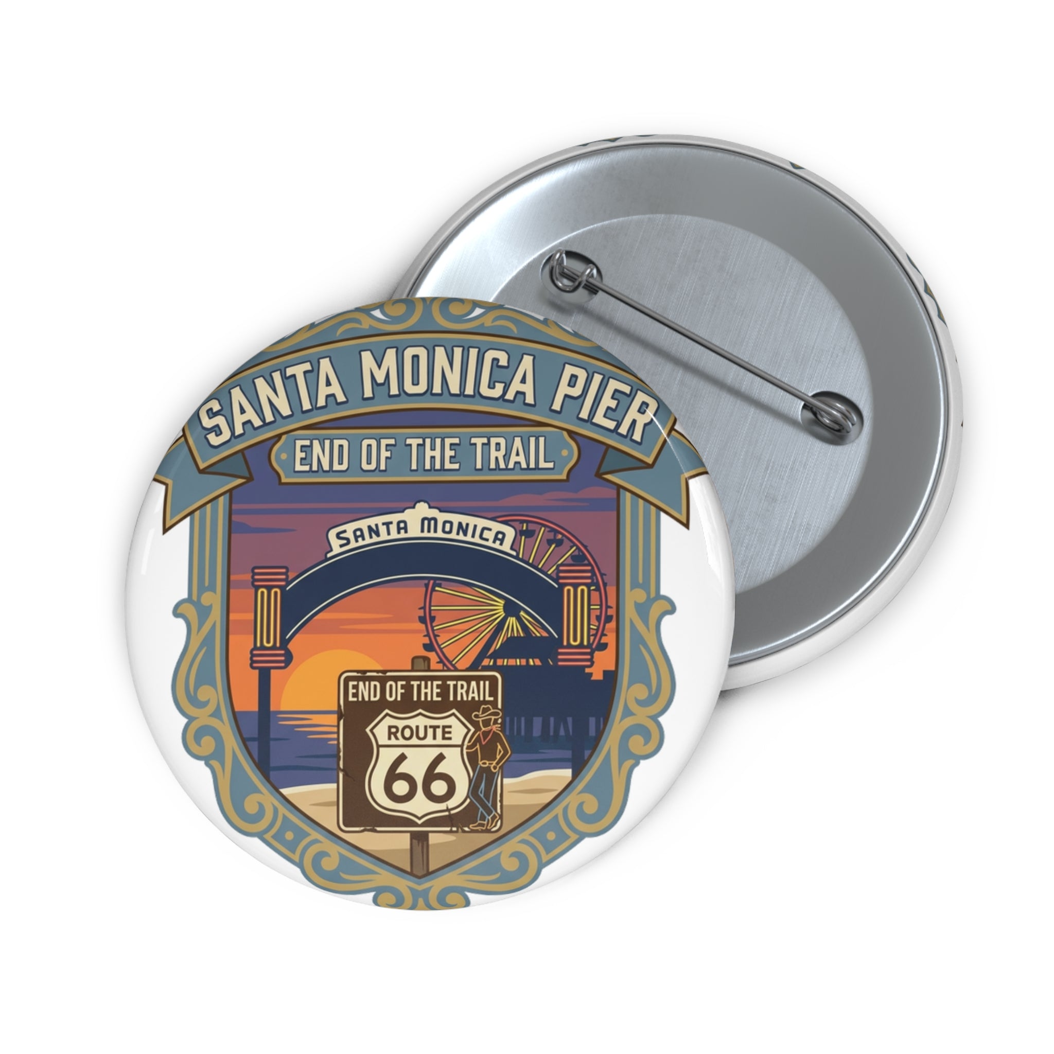 Santa Monica Pier Pin — End of the Trail