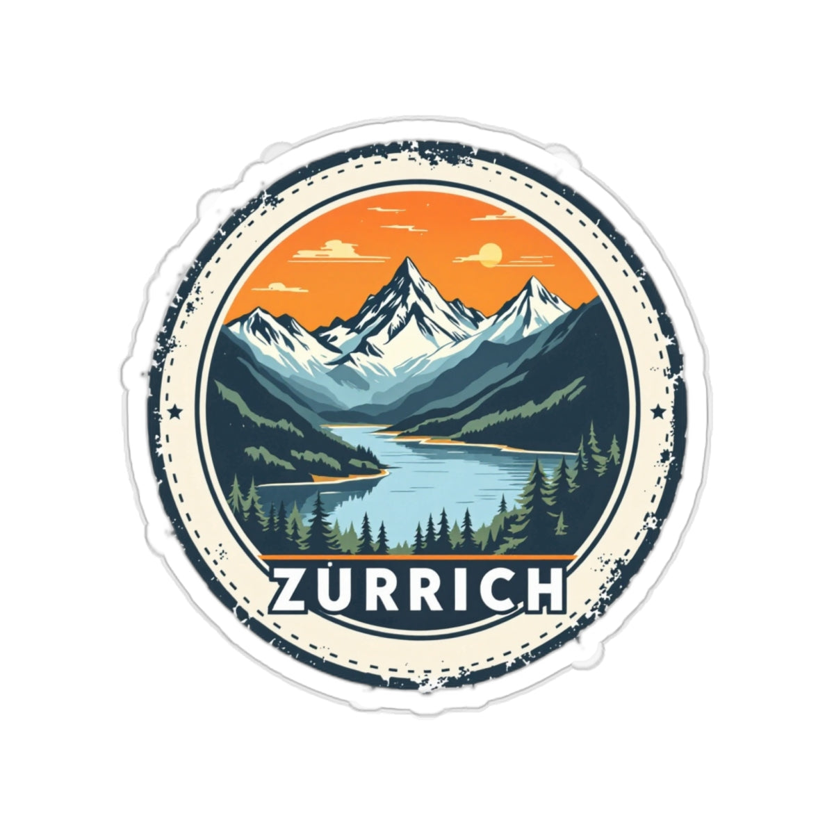 Zürich Sticker — Switzerland