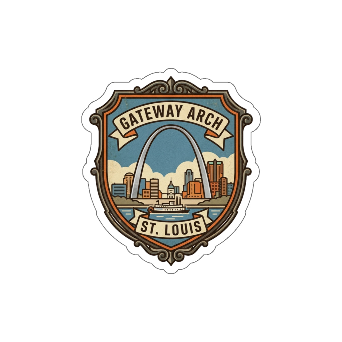 Gateway Arch Sticker — St. Louis