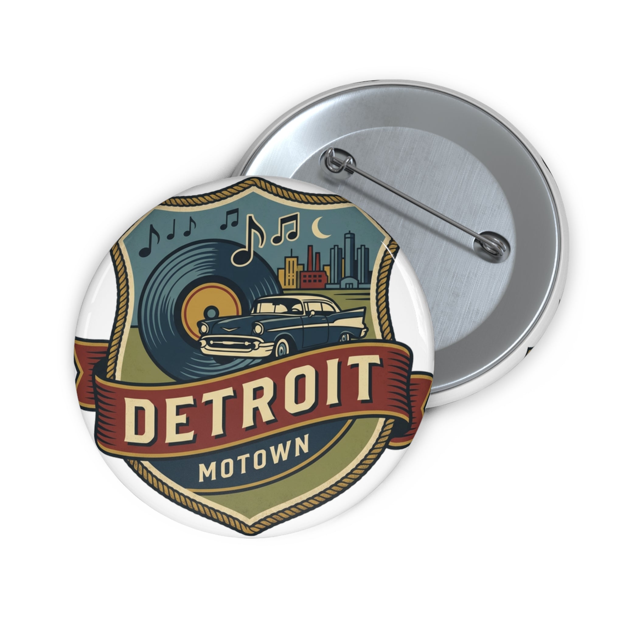 Detroit Pin — Motown