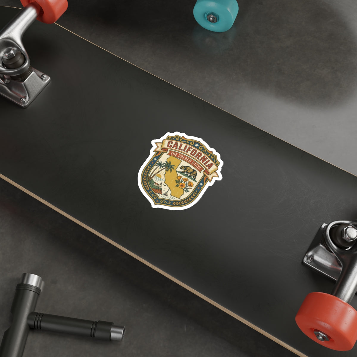 California Sticker — The Golden State