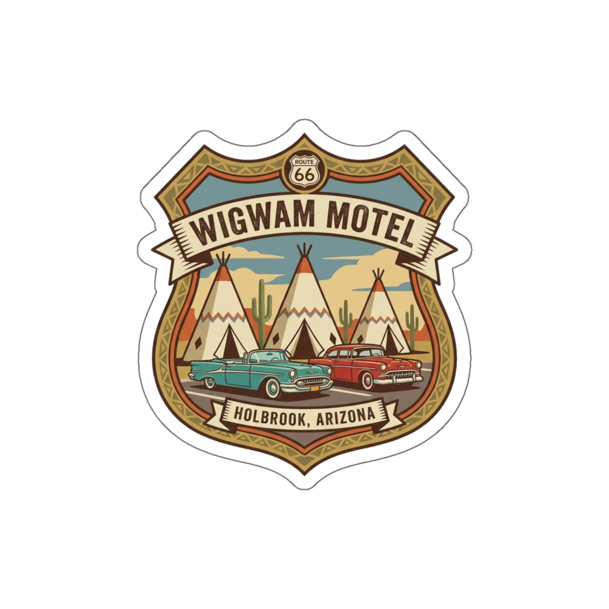 Wigwam Motel Sticker — Holbrook, Arizona