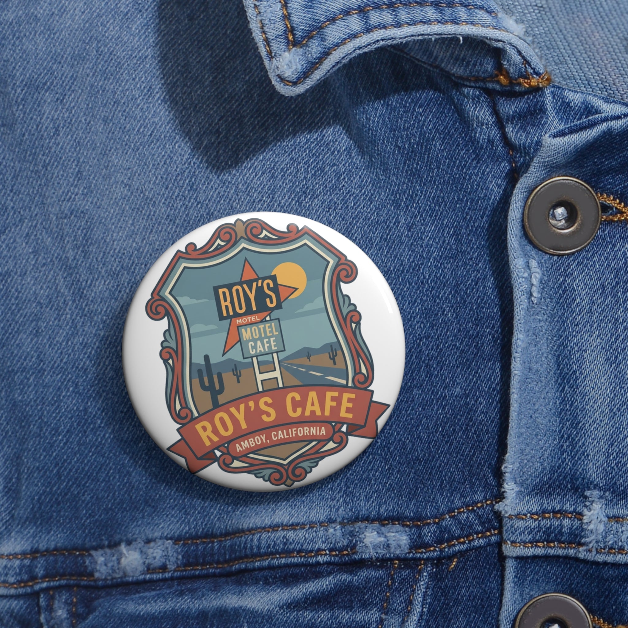 Roy's Cafe Pin — Amboy, California