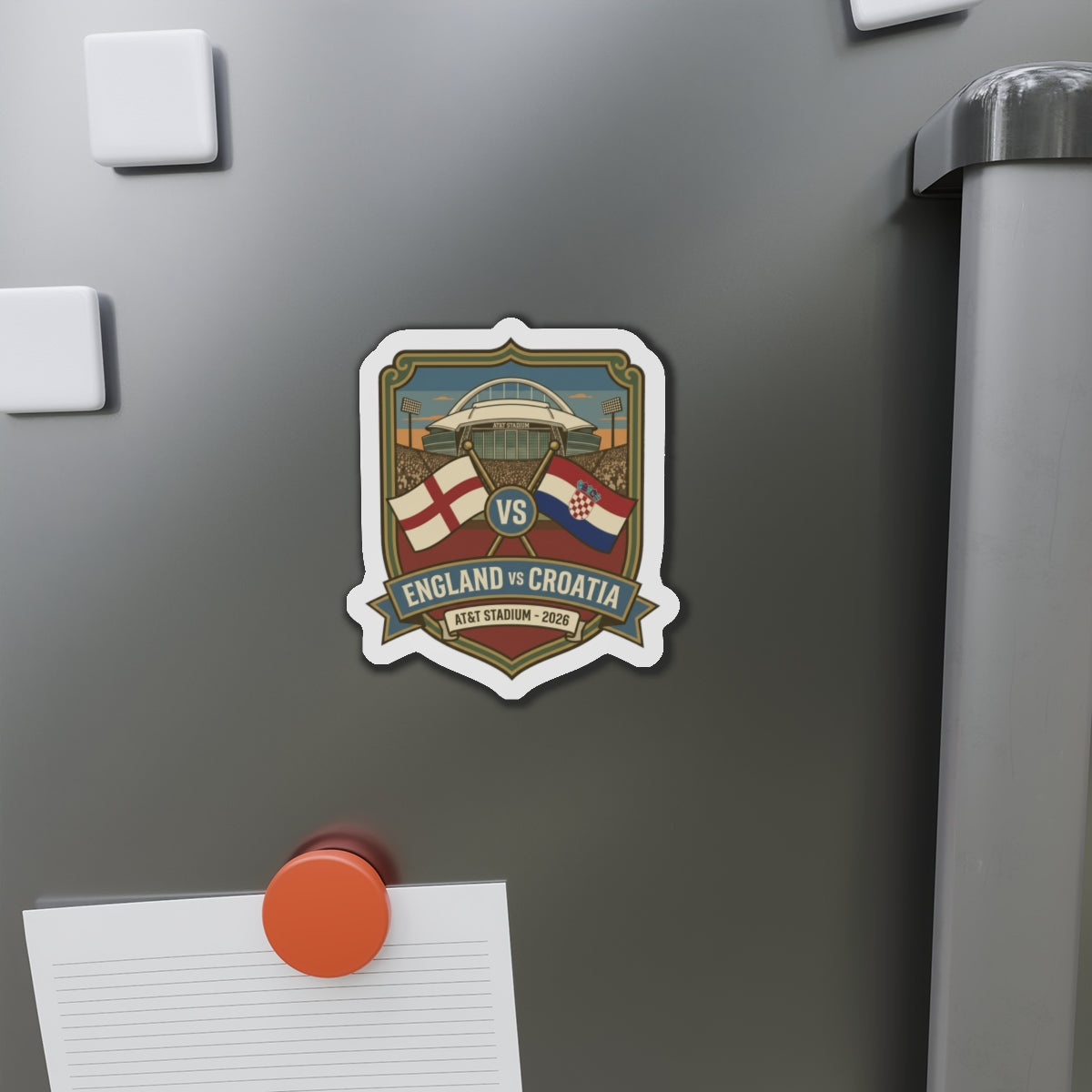 England vs Croatia Magnet — World Cup 2026