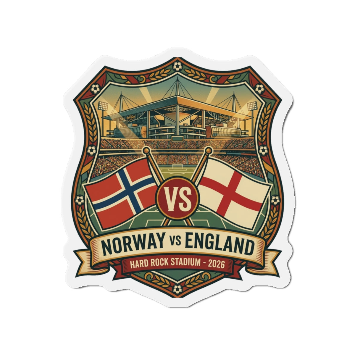 Norway vs England Magnet — World Cup 2026