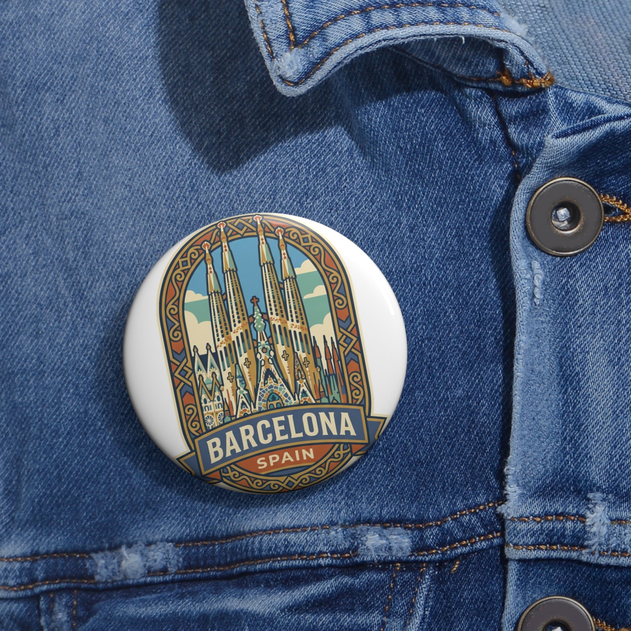 Barcelona Pin — Spain