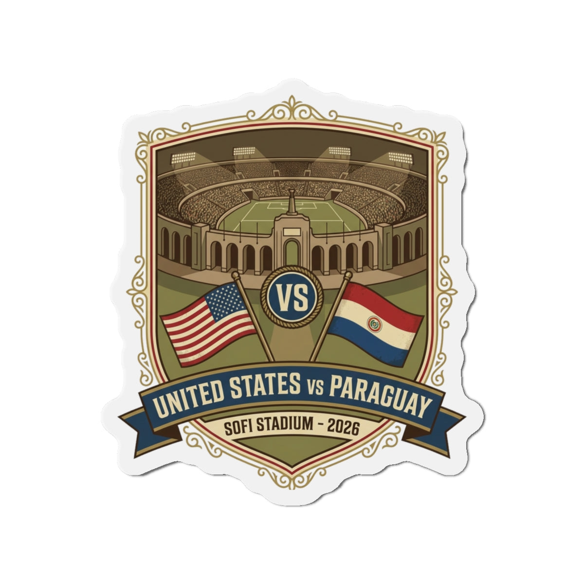USA vs Paraguay Magnet — World Cup 2026