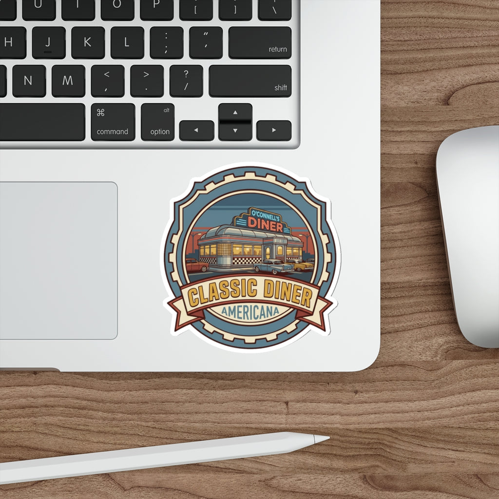 Classic Diner Sticker — Americana