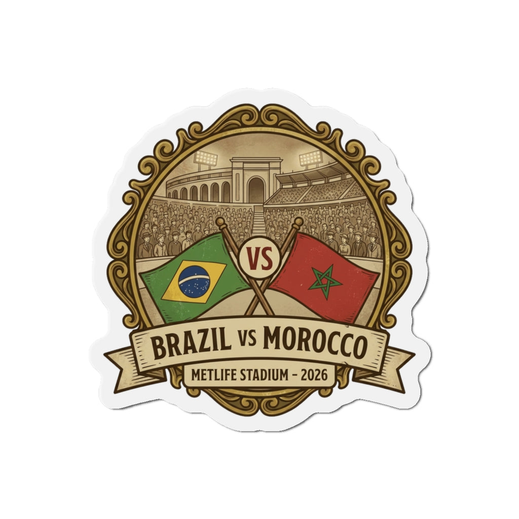 Brazil vs Morocco Magnet — World Cup 2026