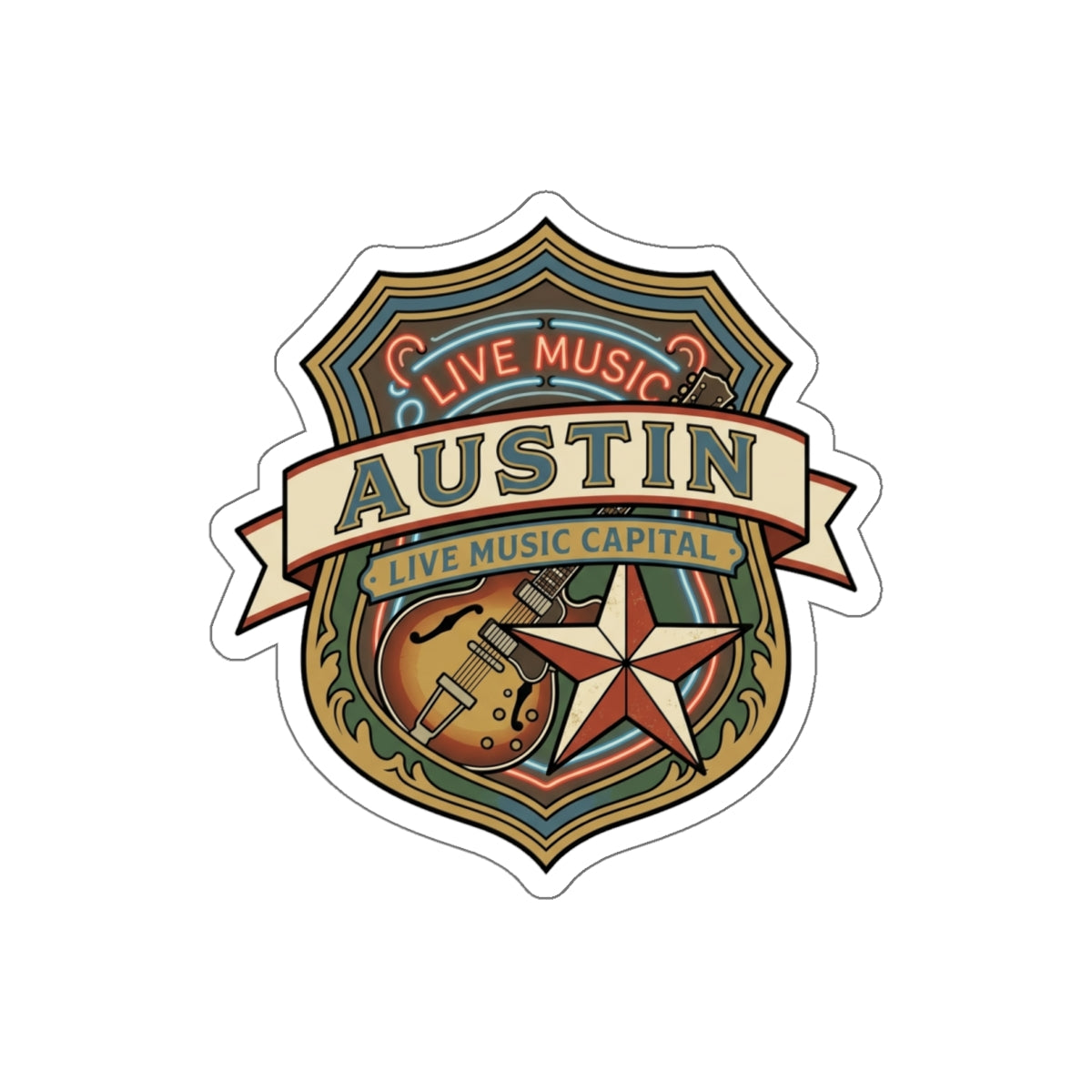 Austin Sticker — Live Music Capital