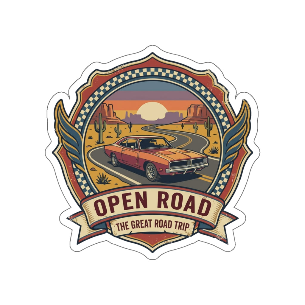 Open Road Sticker — The Great Road Trip