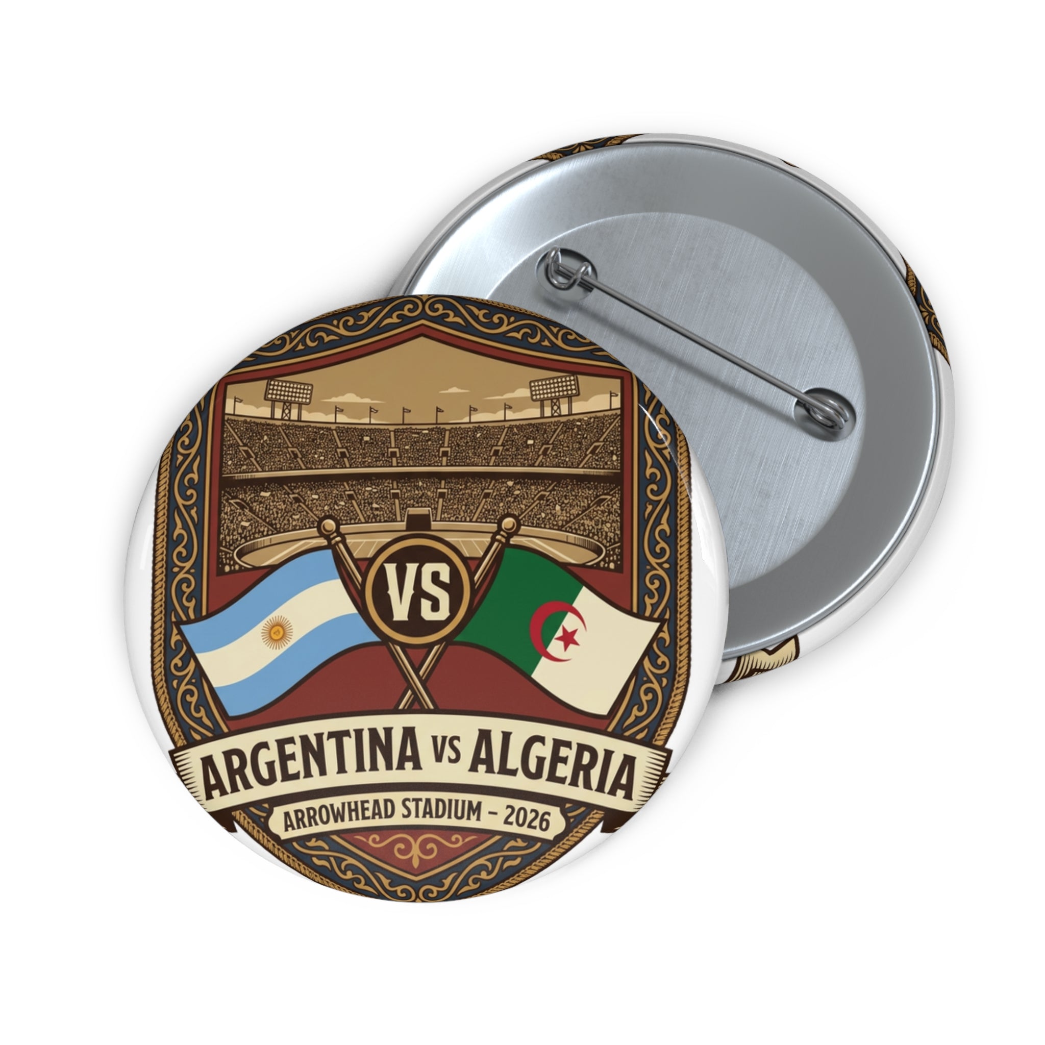 Argentina vs Algeria Pin — Arrowhead Stadium