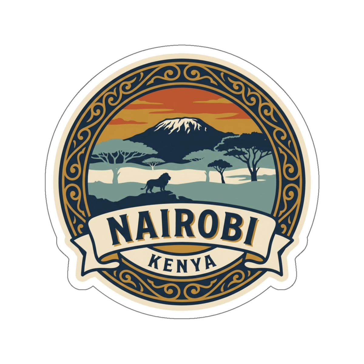 Nairobi Sticker — Kenya