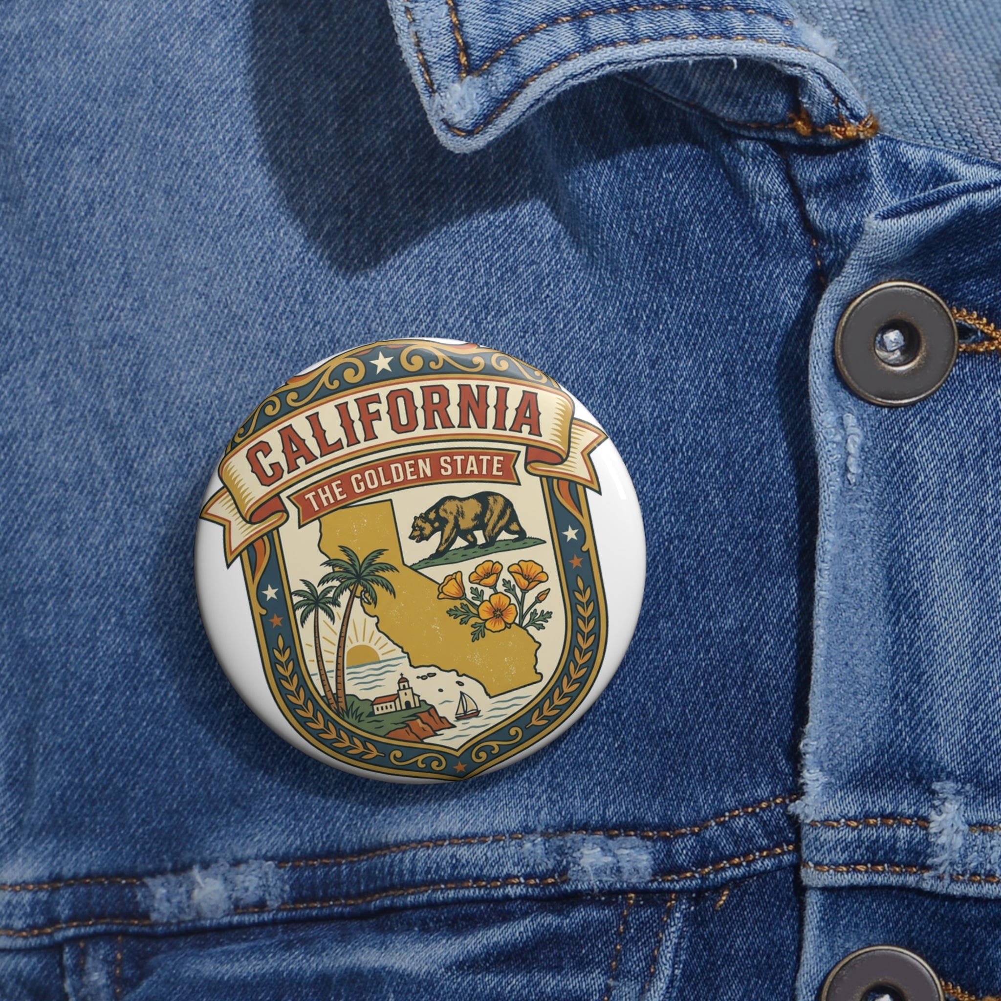 California Pin — The Golden State
