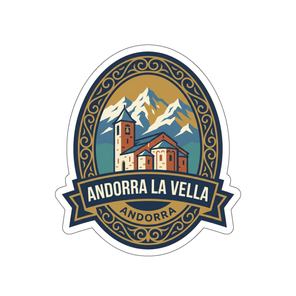 Andorra la Vella Sticker — Andorra
