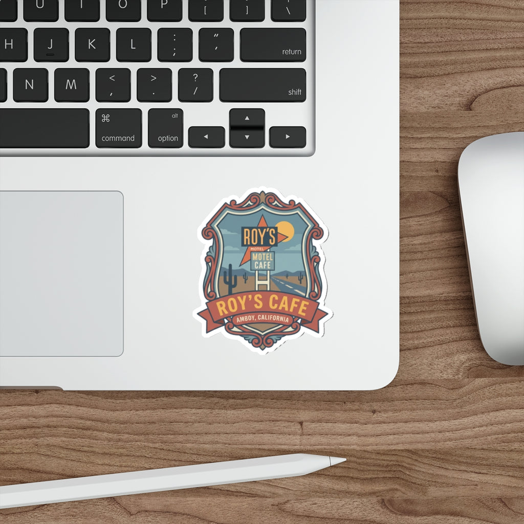 Roy's Cafe Sticker — Amboy, California
