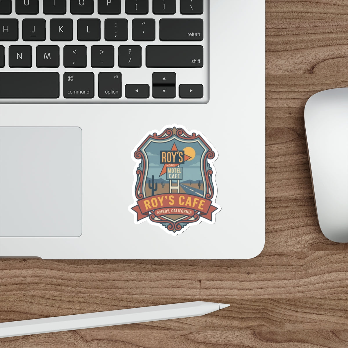 Roy's Cafe Sticker — Amboy, California