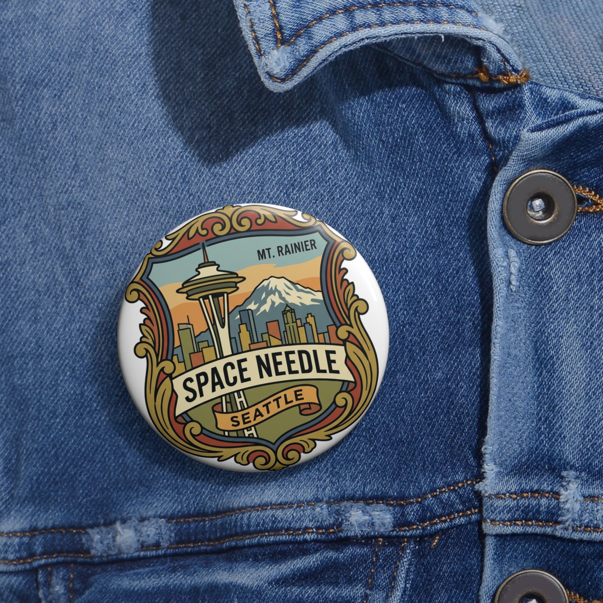 Space Needle Pin — Seattle