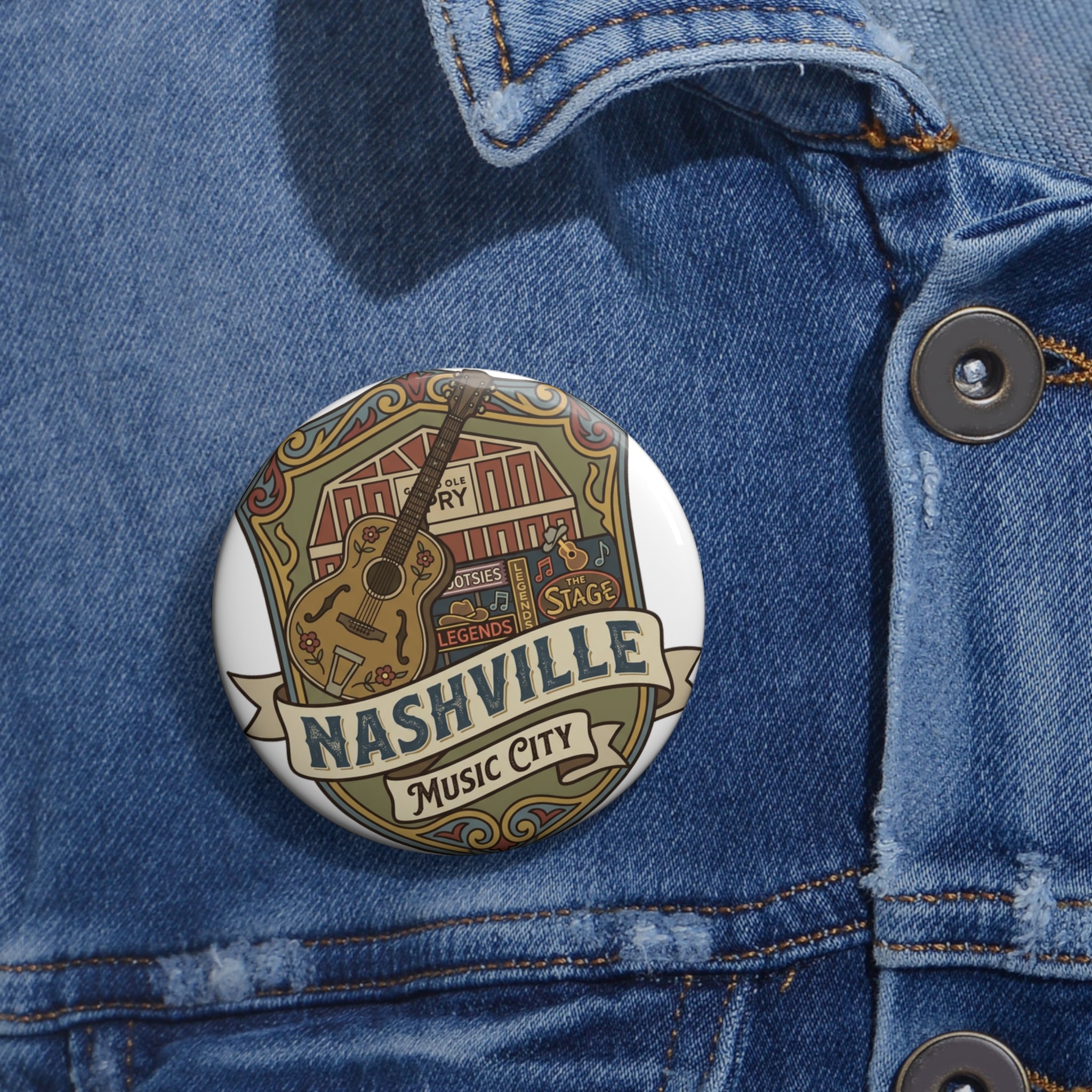 Nashville Pin — Music City