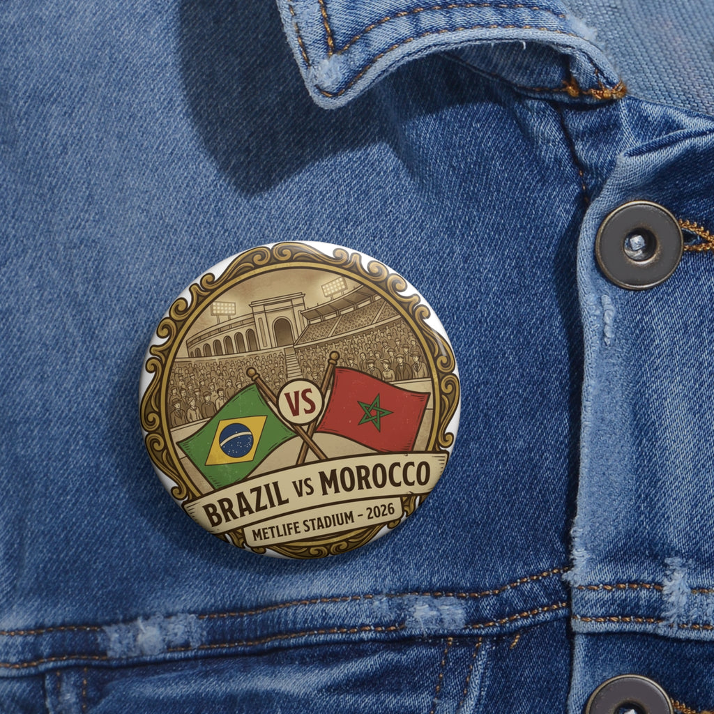 Brazil vs Morocco Pin — MetLife Stadium