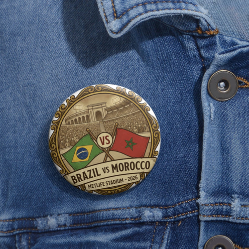 Brazil vs Morocco Pin — MetLife Stadium