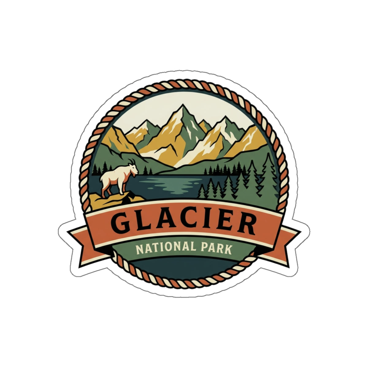 Glacier Sticker — National Park