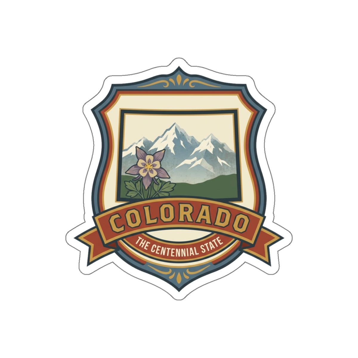 Colorado Sticker — The Centennial State