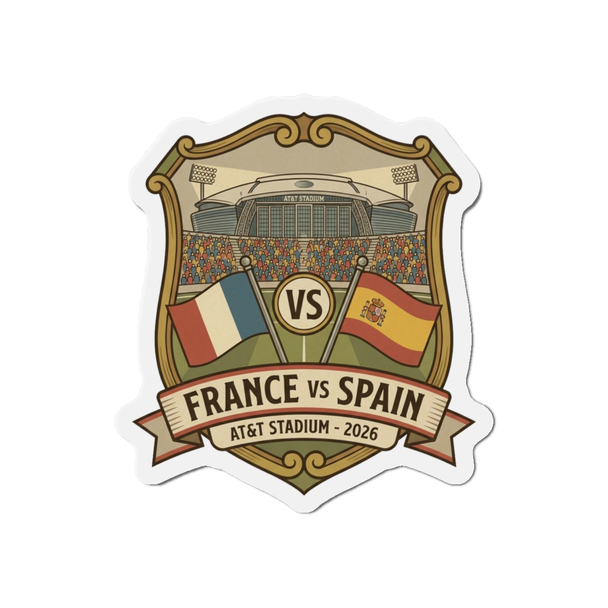 France vs Spain Magnet — World Cup 2026