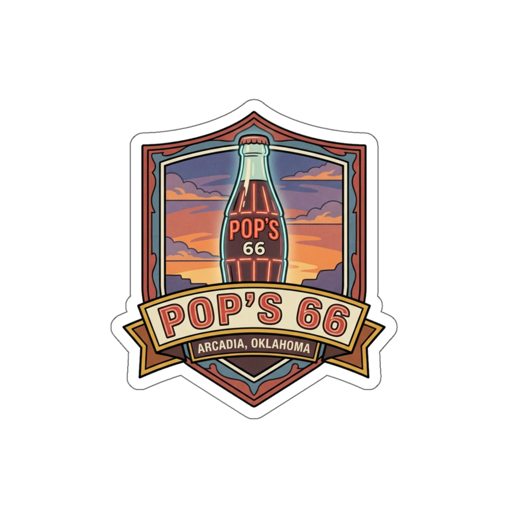 Pop's 66 Sticker — Arcadia, Oklahoma