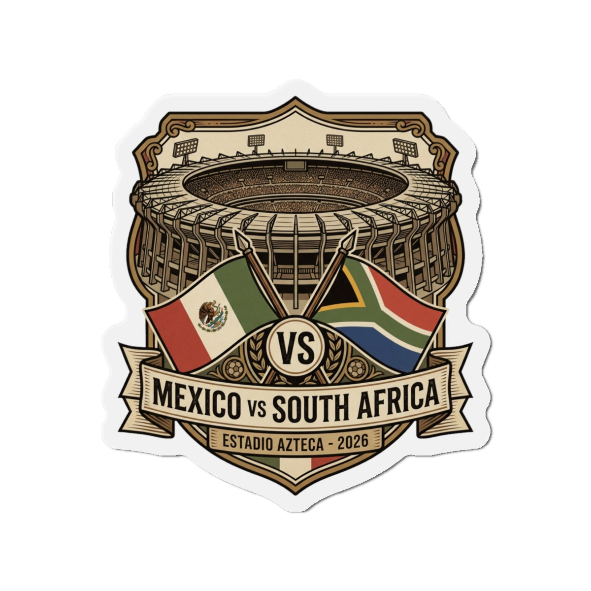 Mexico vs South Africa Magnet — World Cup 2026