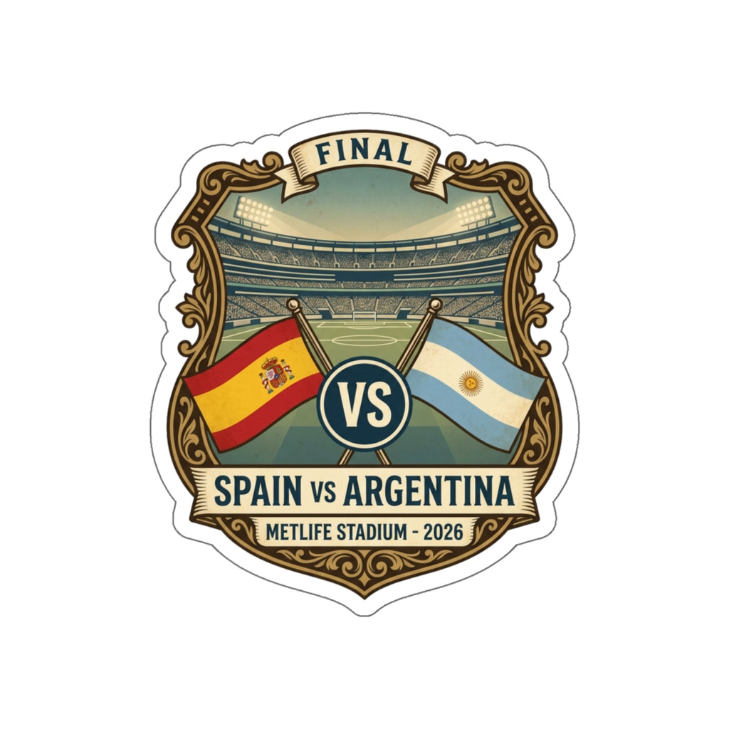 Spain vs Argentina Sticker — World Cup 2026 Final