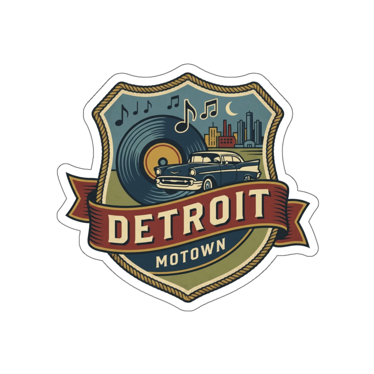Detroit Sticker — Motown