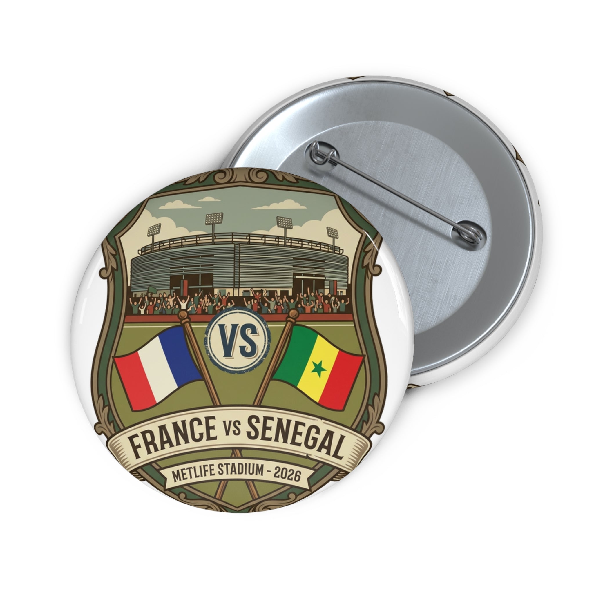 France vs Senegal Pin — MetLife Stadium