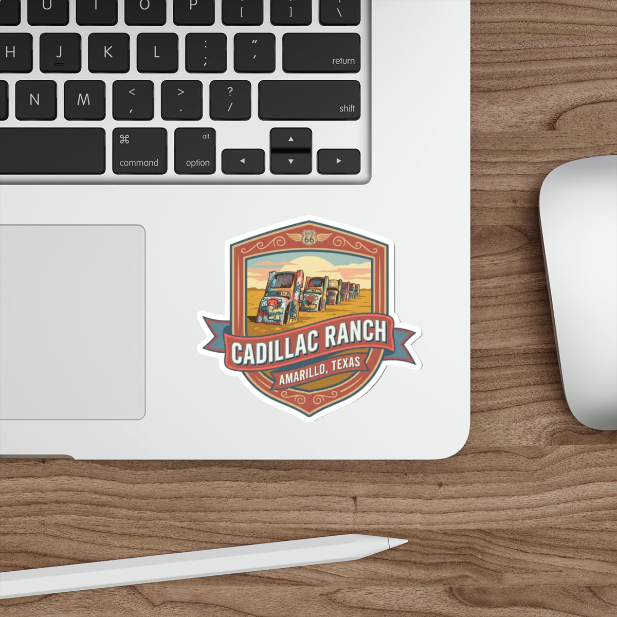 Cadillac Ranch Sticker — Amarillo, Texas