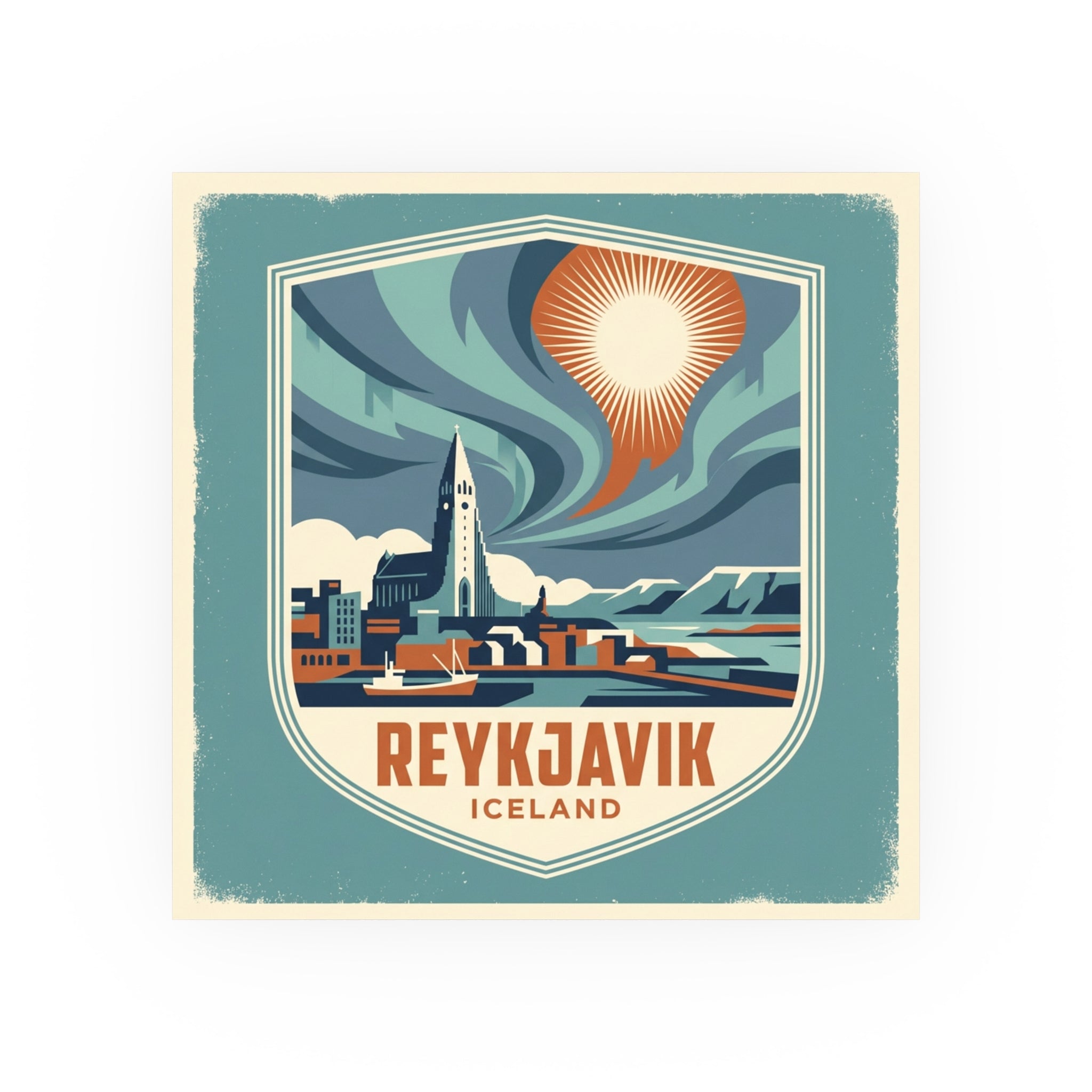 Reykjavik Poster — Iceland