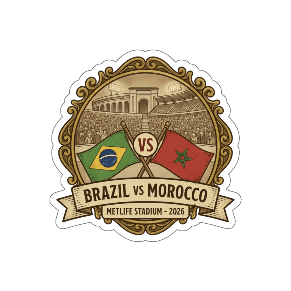 Brazil vs Morocco Sticker — World Cup 2026