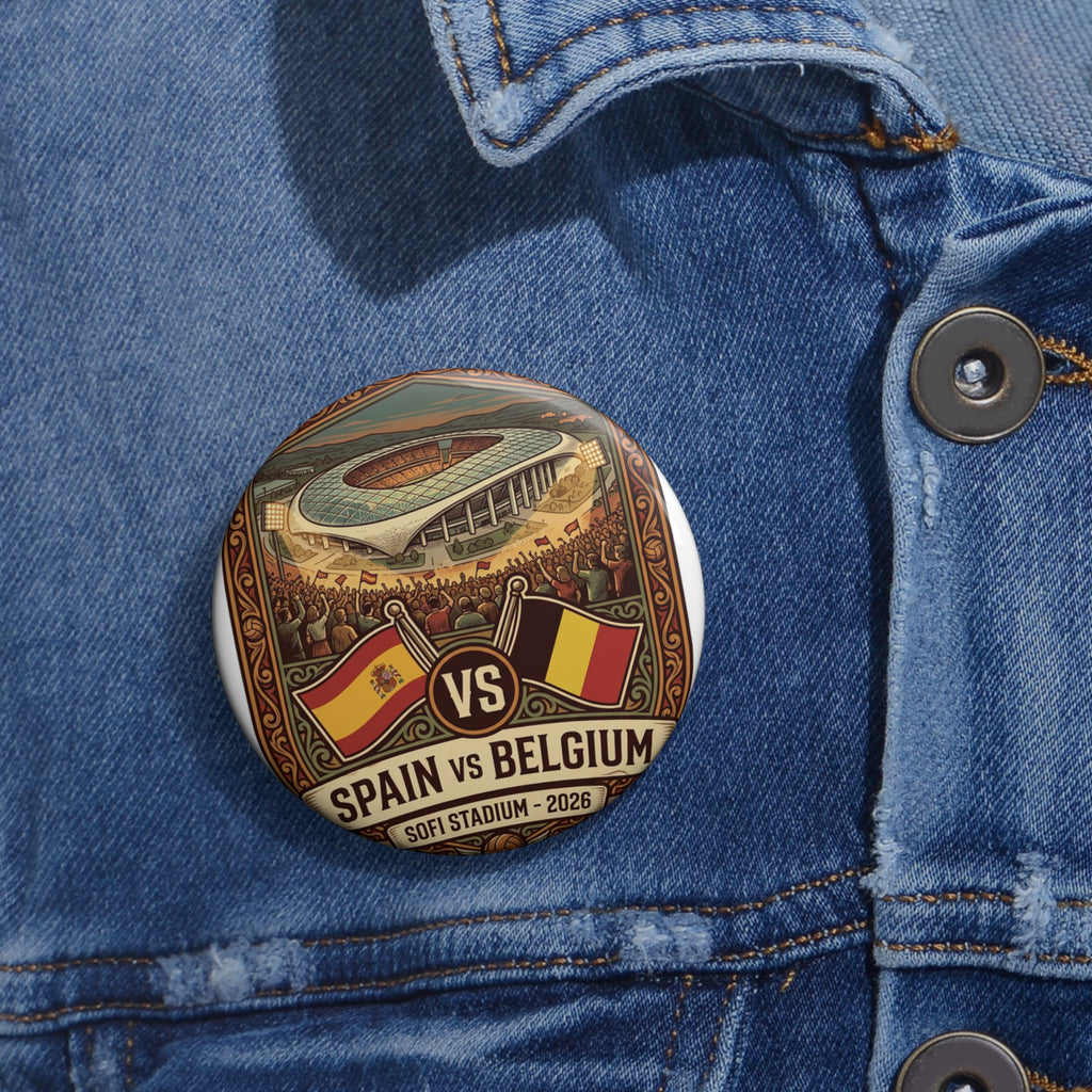 Spain vs Belgium Pin — SoFi Stadium
