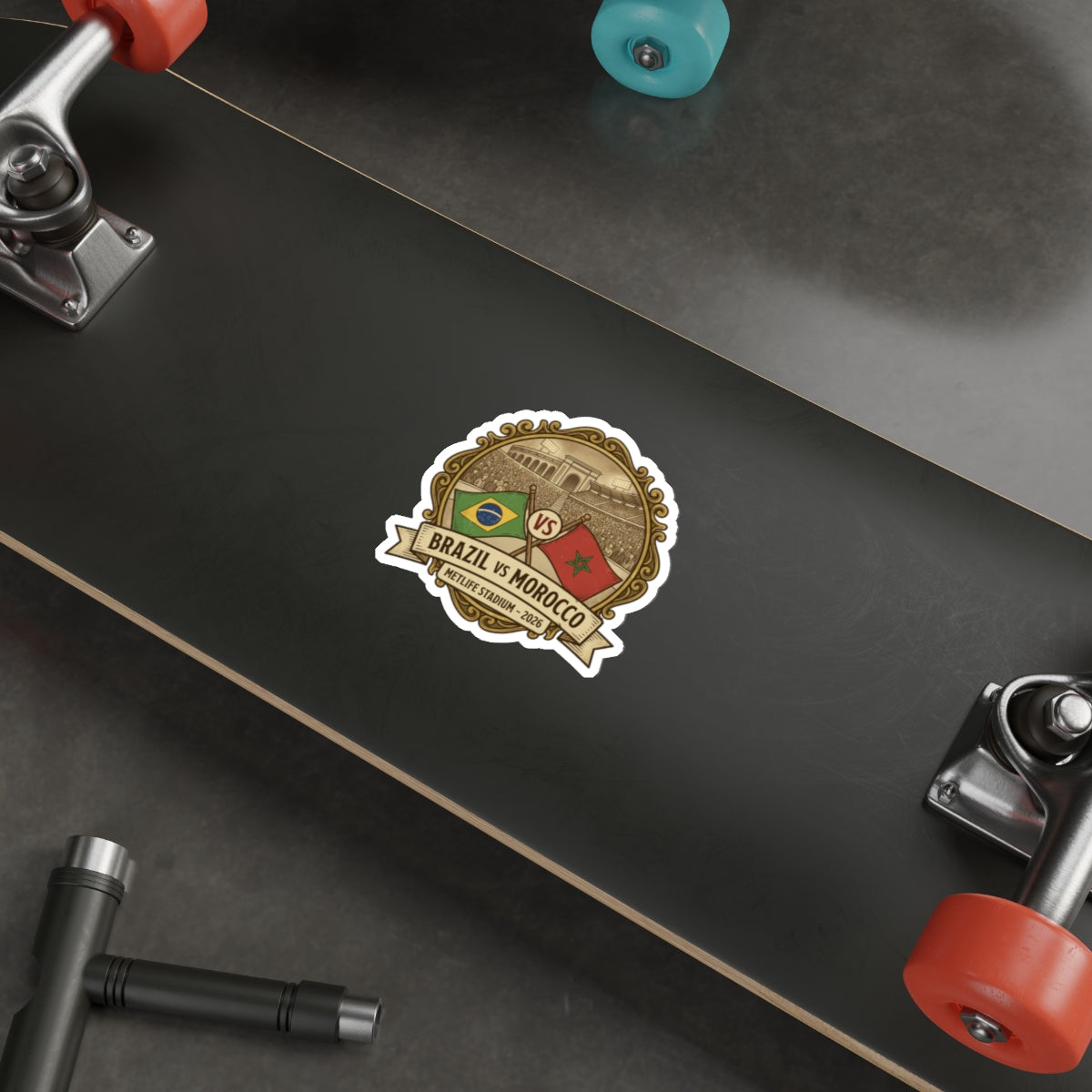 Brazil vs Morocco Sticker — World Cup 2026
