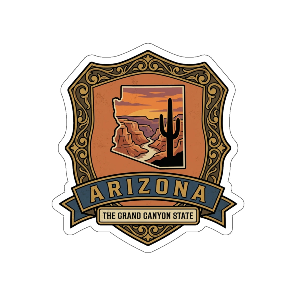 Arizona Sticker — The Grand Canyon State