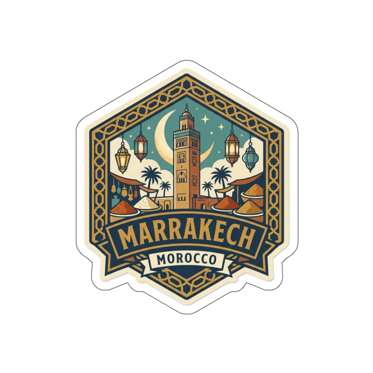 Marrakech Sticker — Morocco