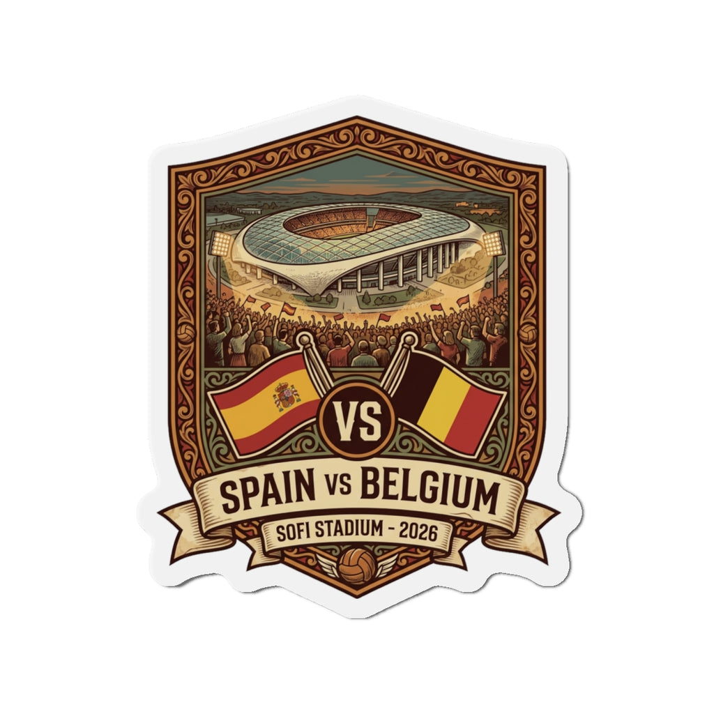 Spain vs Belgium Magnet — World Cup 2026